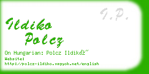 ildiko polcz business card